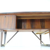 1960s Peter Løvig Nielsen 'Boomerang' Desk in Palisander Hedensted Møbelfabrik, Denmark