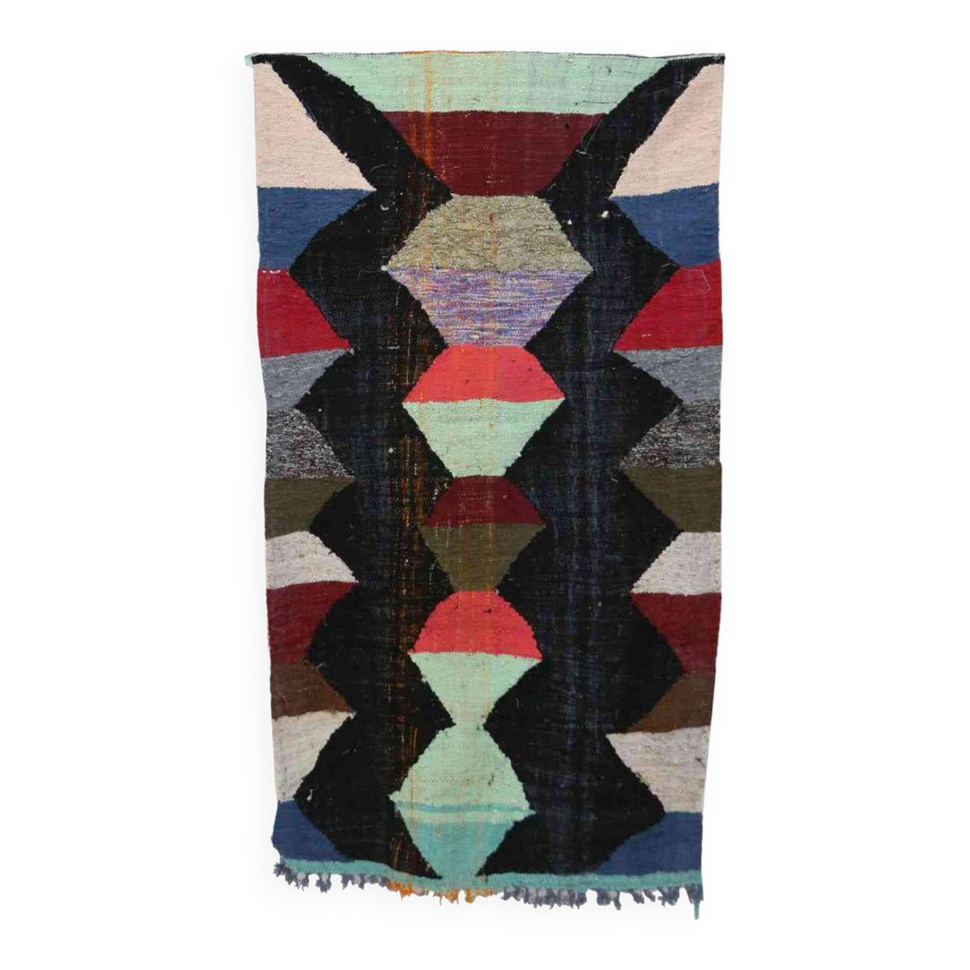 Kilim boucherouite. 120 x 193 cm