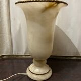 Art deco lamp shape alabaster vase 1930