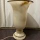 Art deco lamp shape alabaster vase 1930