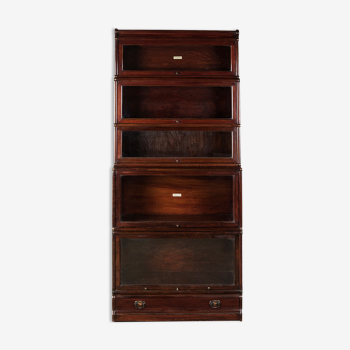 Globe Wernicke Mahogany Five Section Book Case