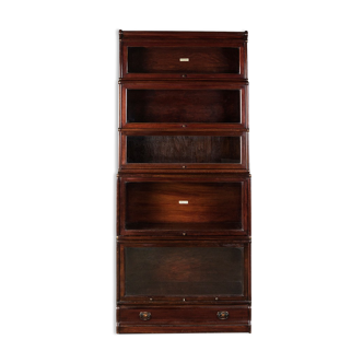 Globe Wernicke Mahogany Five Section Book Case