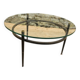 Vintage coffee table by Roger Le Bihan