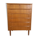 Danish teak chest of drawers with six drawers – Scandinavian mid-century design, 1960s