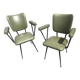Fauteuil vintage kaki