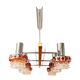 Raak vintage 6-light chandelier