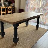 Solid wood table