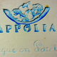Breton earthenware dish, by the Appolia workshop in Languidic, forming the hull of a boat
