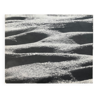 Black and white silver photograph Lucien Clergue, Jeanloup Sieff, Les Sables XXe