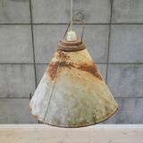 Lampe en métal, style industriel, années 50