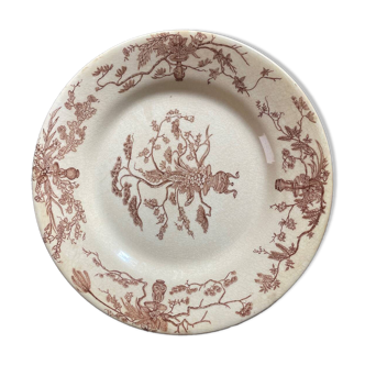 Set of Gien plates, Yeddo model