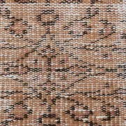 Terracotta & Rust Brown Floral Persian Rug, Turkish Vintage Antique Carpet