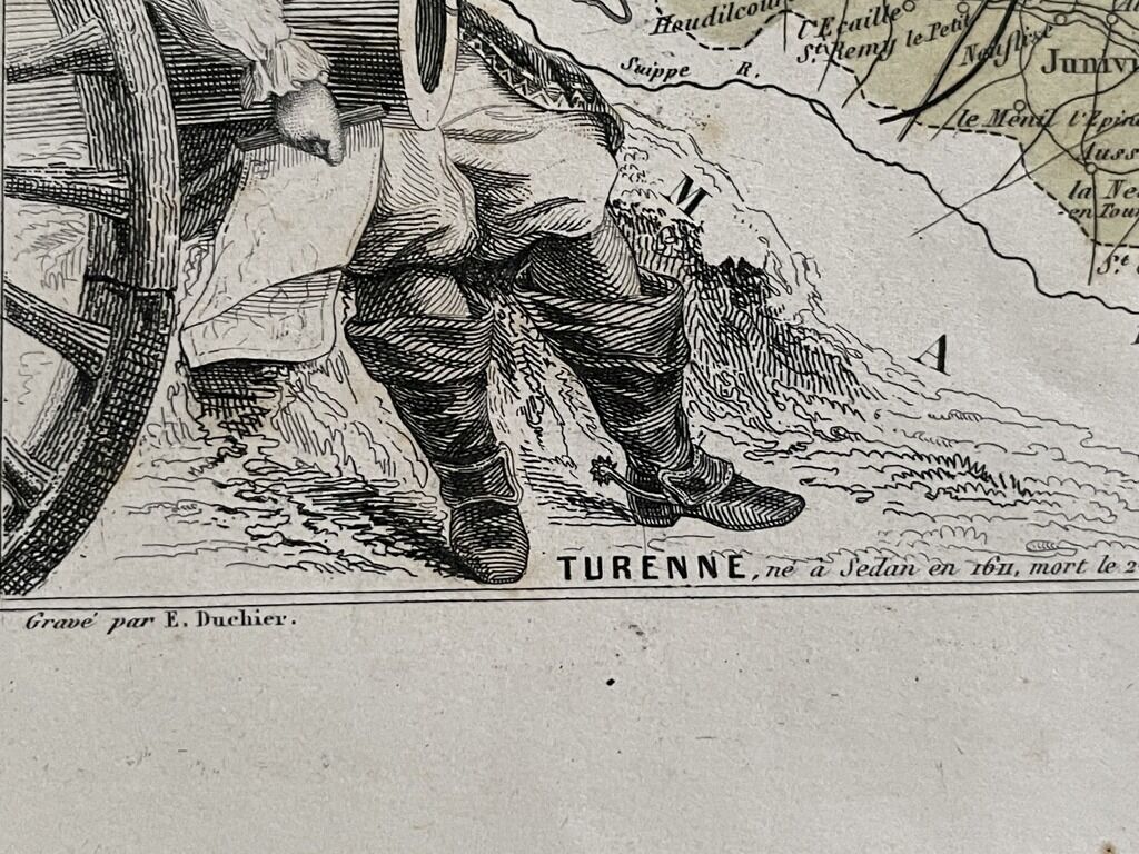 2 old maps of the Ardennes