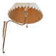 Bergboms, adjustable floor lamp G-132 in brass, Scandinavian / Midcentury Modern
