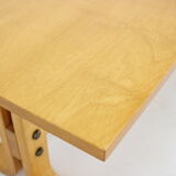 1970s Beech Bench/Planter Stand Czechoslovakia