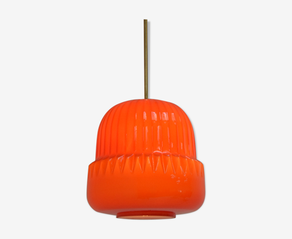 Mid-century Glass Pendant,1970's.