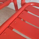 Lot de 4 chaises tolix t1 par xavier pauchard, vintage 1960.