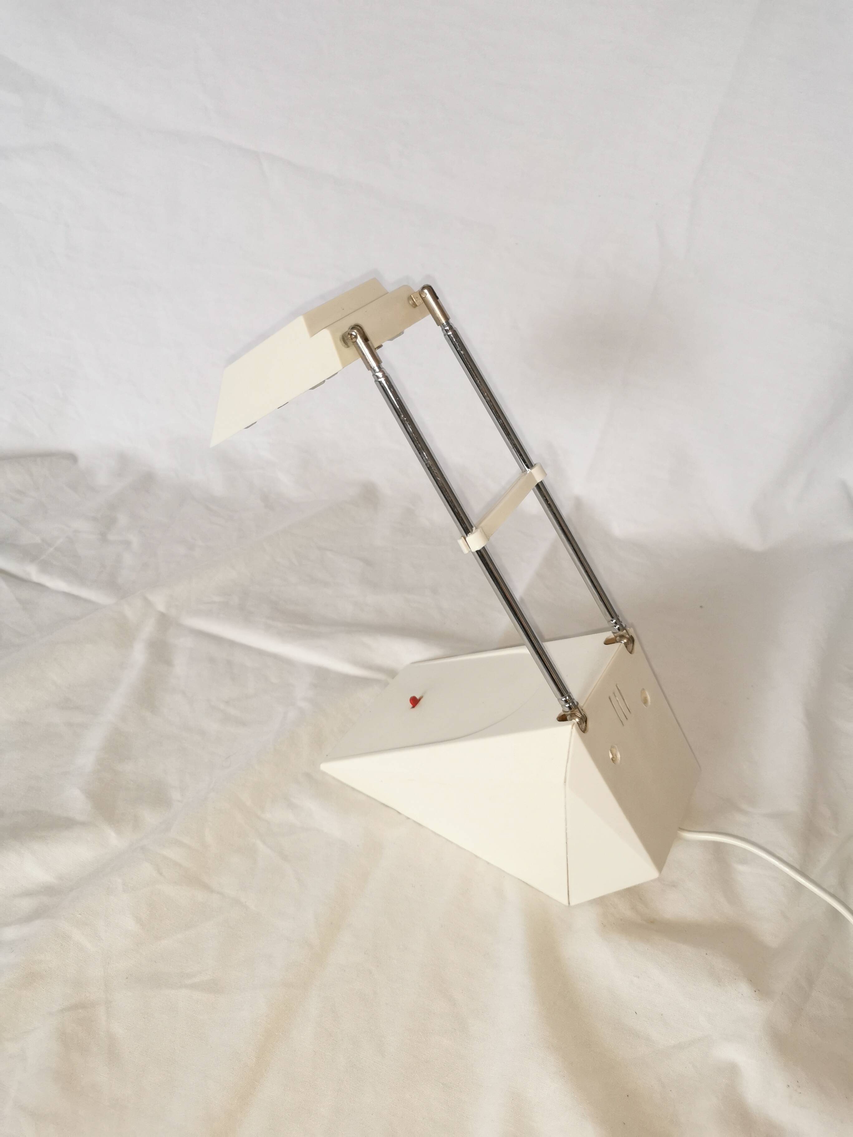 Telescopic halogen desk lamp, postmodern, 1980s