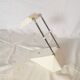 Telescopic halogen desk lamp, postmodern, 1980s