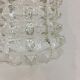 Vintage suspension in transparent diamond tip glass