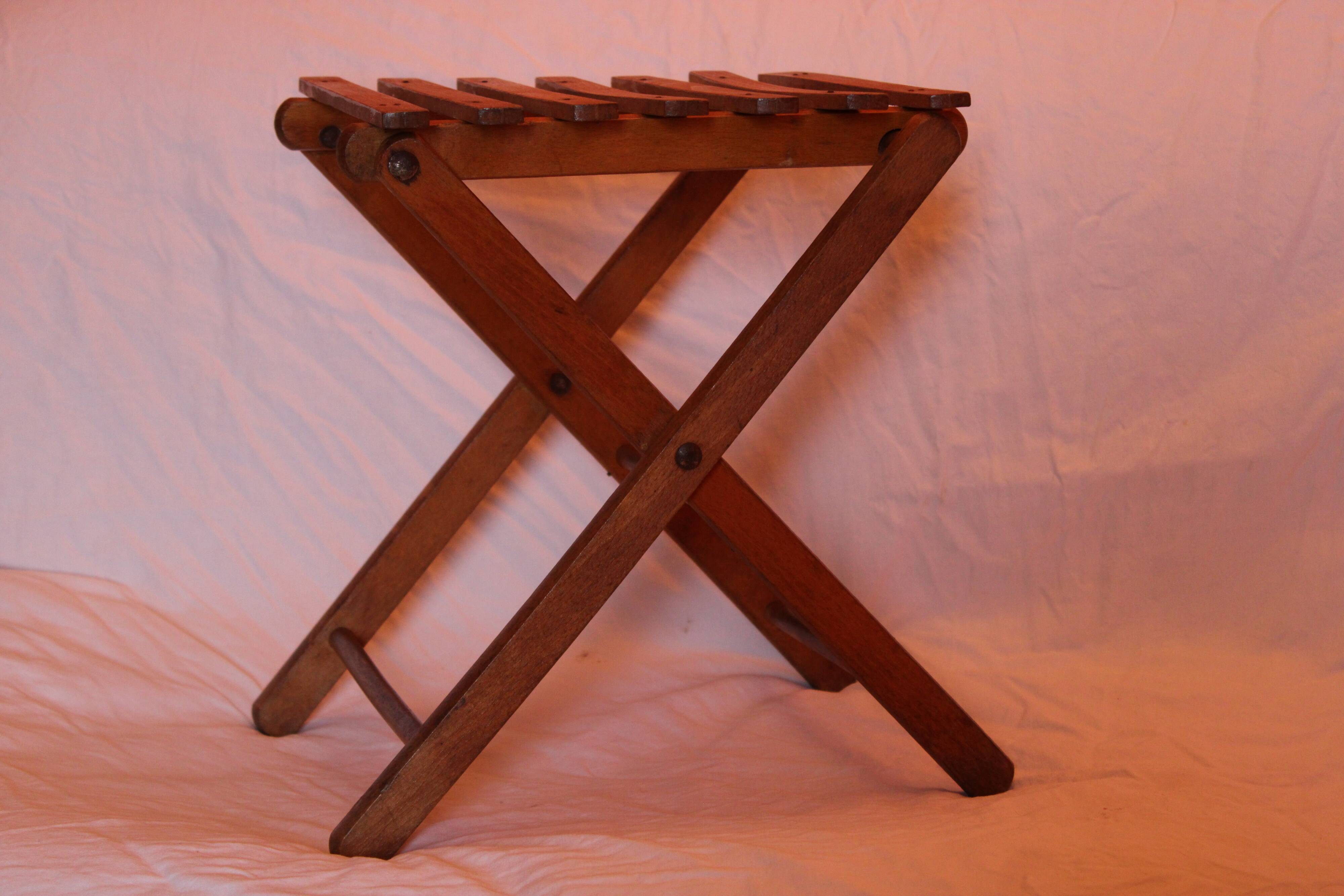 Old folding stool