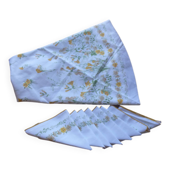 Tablecloth and napkins