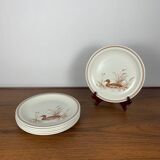 Set of 6 Vintage Churchill England Dinner Plates – Duck Motif