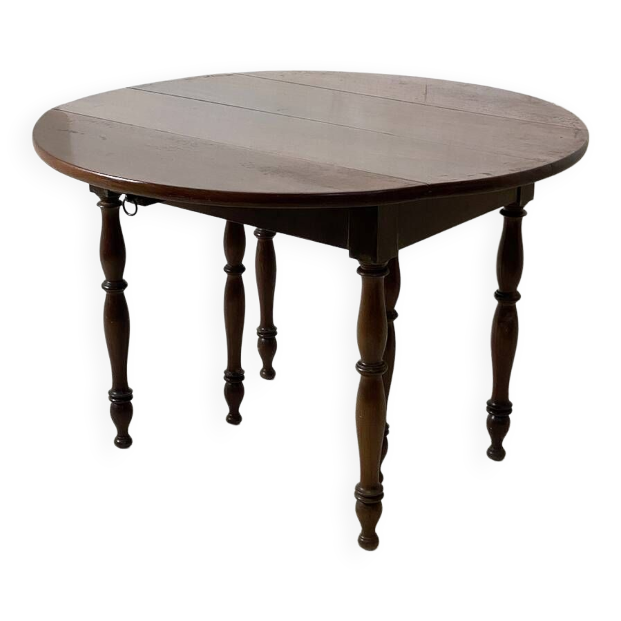 Table en acajou extensible 4 rallonges fournies