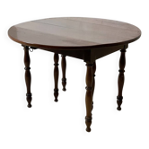 Table en acajou extensible 4 rallonges fournies