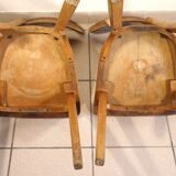 Pair of Baumann bistro chairs
