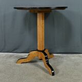 Speckled Maple Pedestal Table, Napoleon III Period – Part 2 of the 19th Century