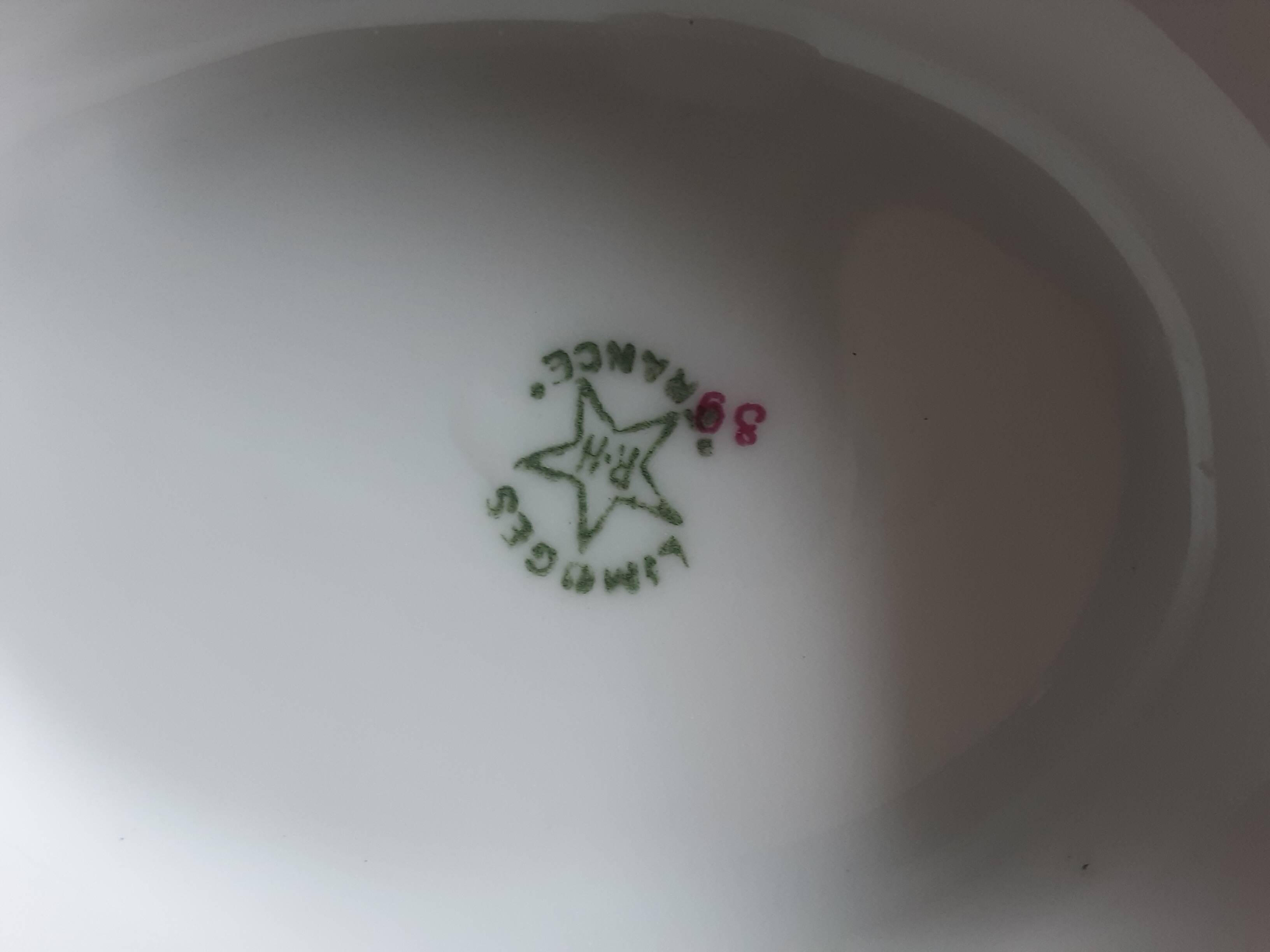 RH Limoges porcelain sauceboat