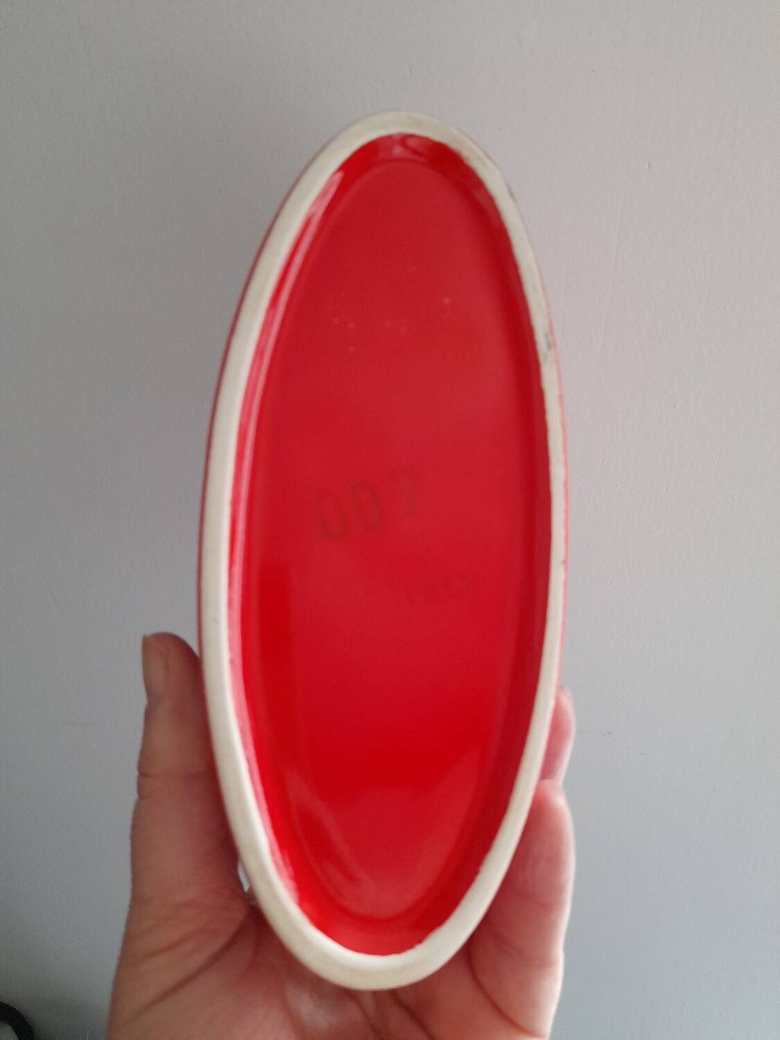 Pino Spagnolo oval vase for Sicart