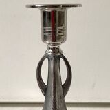 Pair of Art Nouveau candlesticks in silver metal WMF N°325
