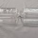 Two Arcoroc glass dairy cow butter dishes
