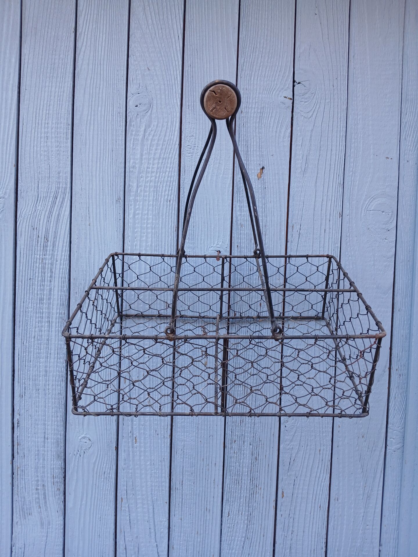 Wire mesh basket