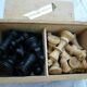 Vintage Staunton chess set in solid boxwood – Size 2 in its box.