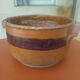 Old terracotta casserole
