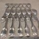 12 silver-plated table forks by Christofle Vendôme