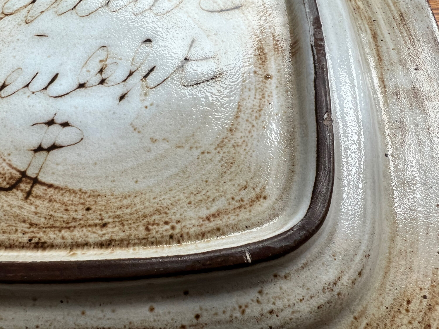 Jacques pouchain atelier dieulefit vintage earthenware dish 1960