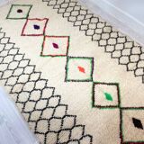Handmade Moroccan Berber carpet 250 x 140 cm