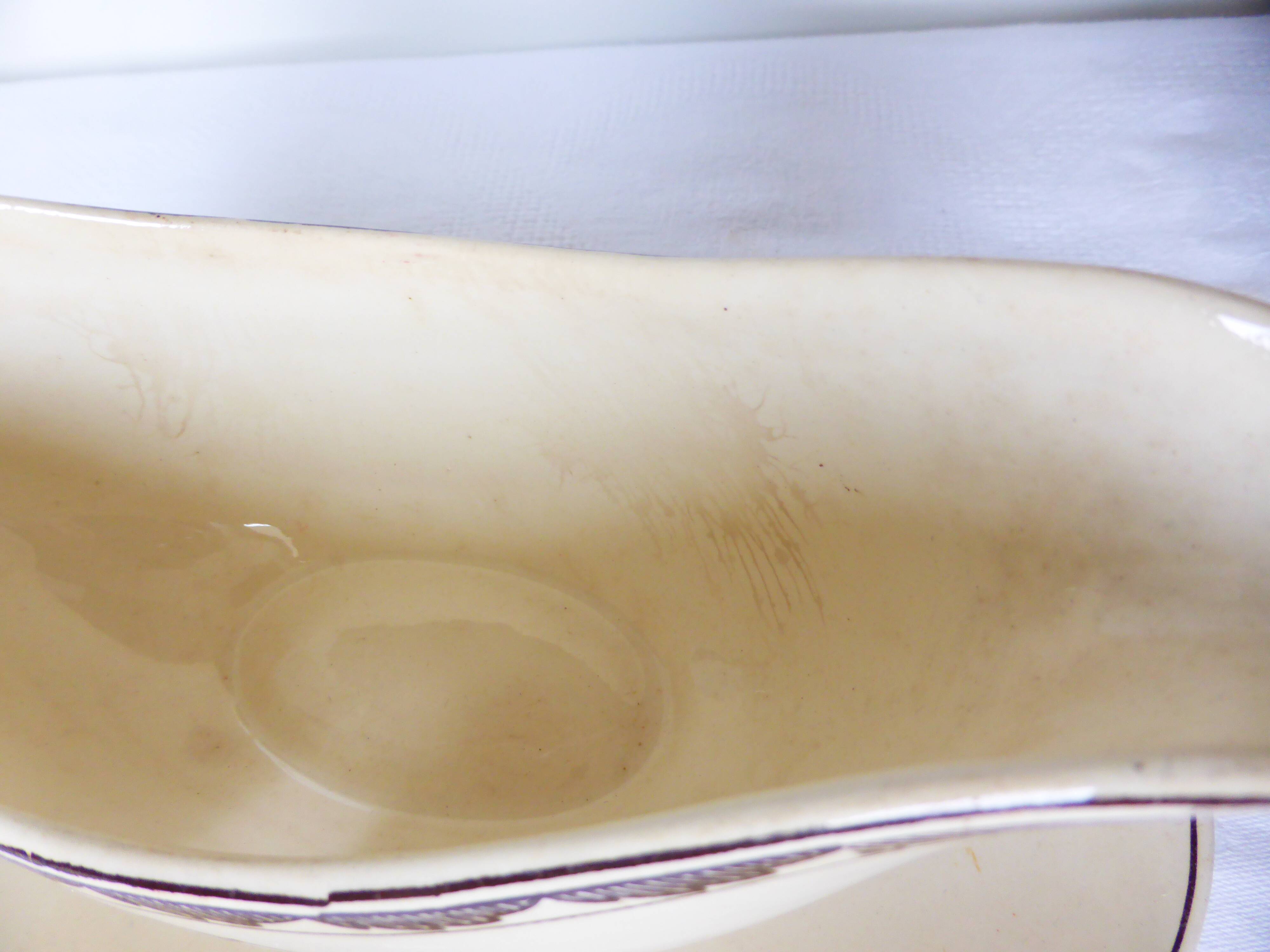 Vintage Sarreguemines sauce boat 210789