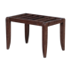 French mid-century wooden luggage racks