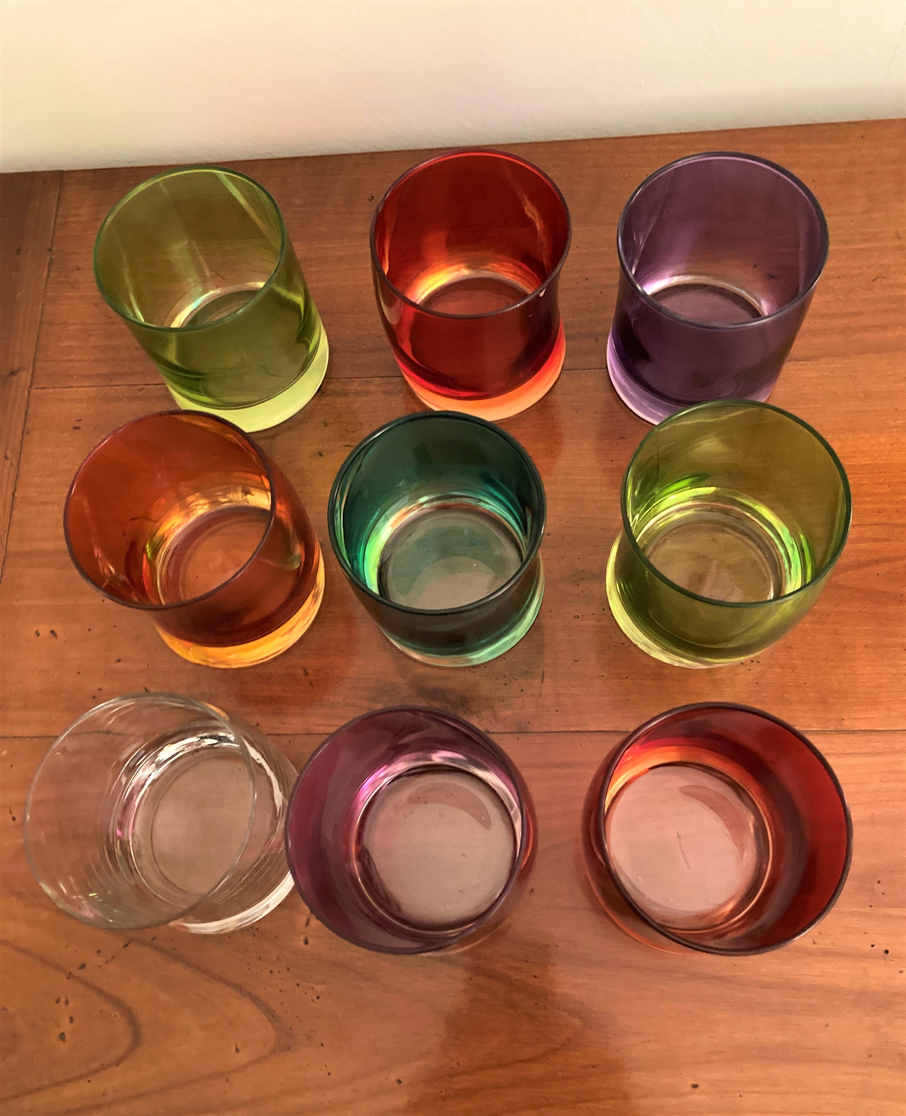 Verres colorés
