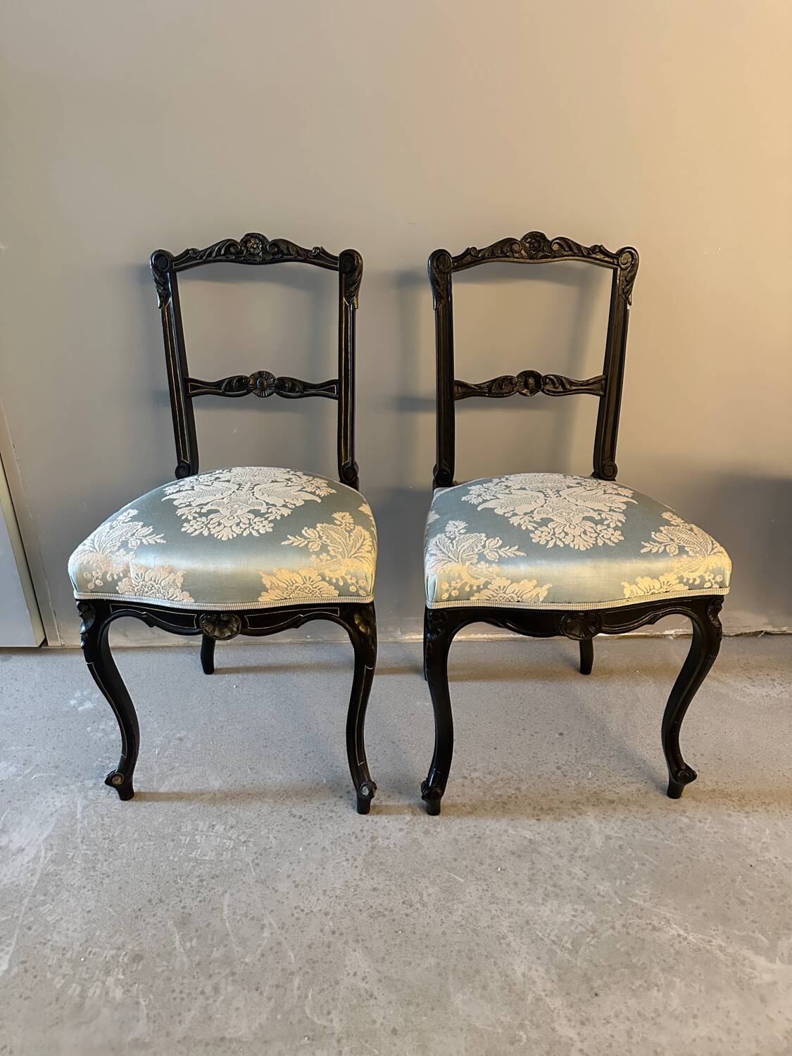 Pair of Napoleon III chairs