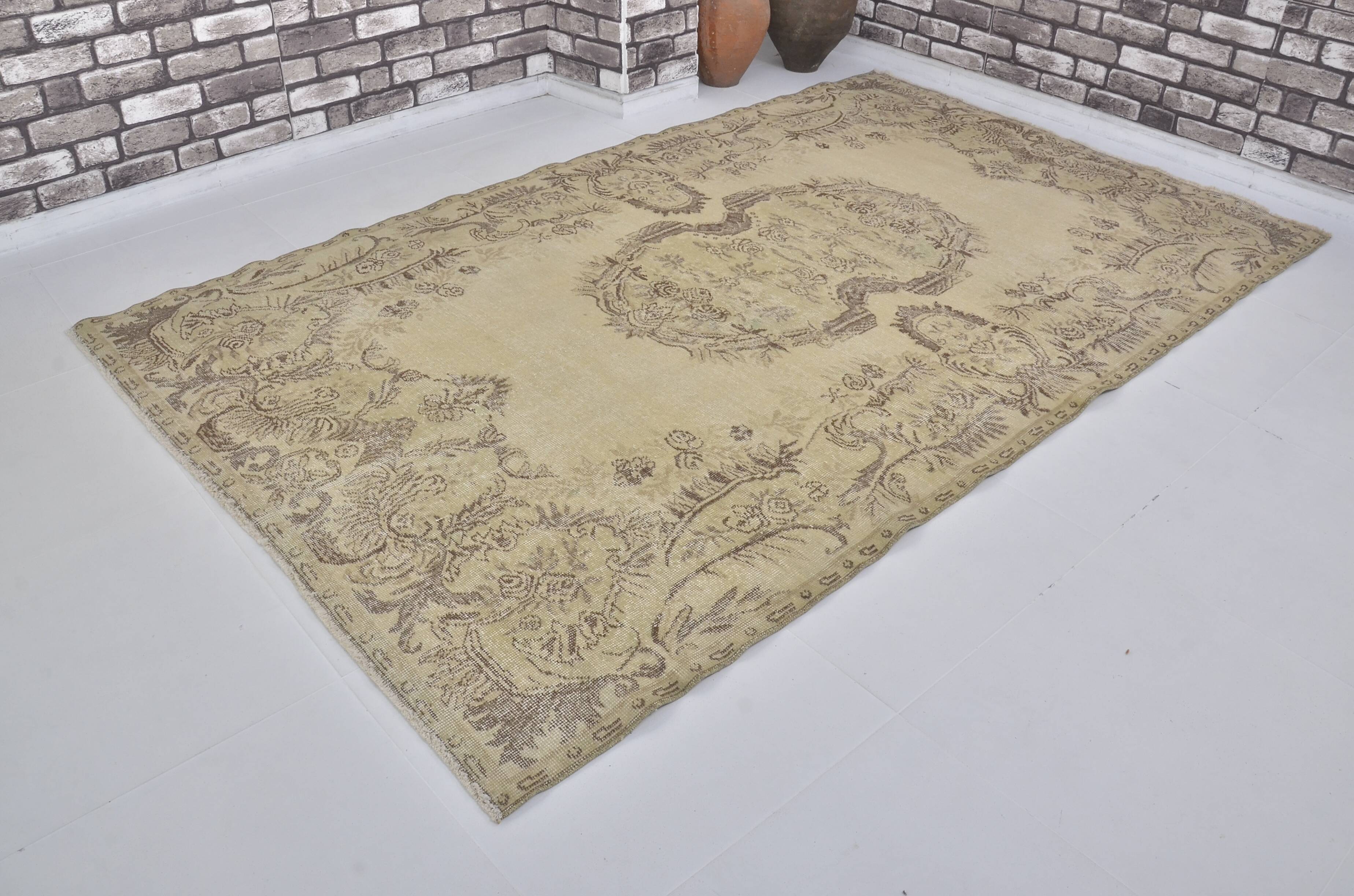 Oushak Floral Handmknotted Carpet SKU 1838