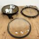 Black Industrial Cast Iron Wall or Ceiling Light from Elektrosvit, 1960s