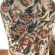 Pair of antique tapestry toad armchairs