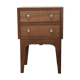 Vintage 2 drawers bedside table