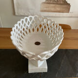 Old white porcelain fruit cup